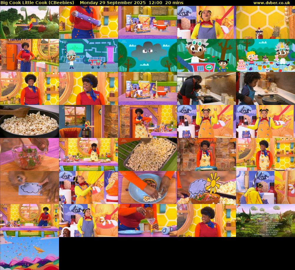 Big Cook Little Cook (CBeebies) Monday 29 September 2025 12:00 - 12:20