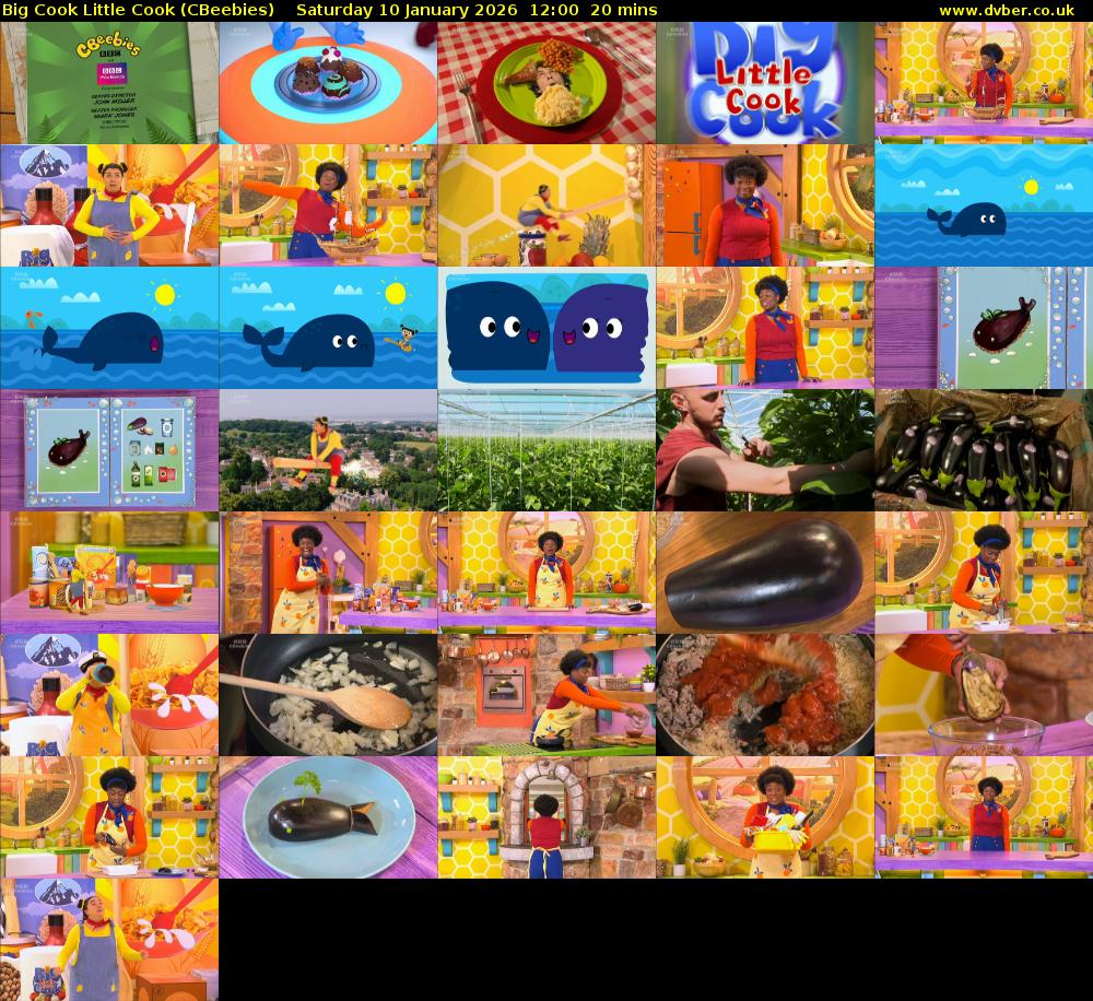 Big Cook Little Cook (CBeebies) Saturday 10 January 2026 12:00 - 12:20