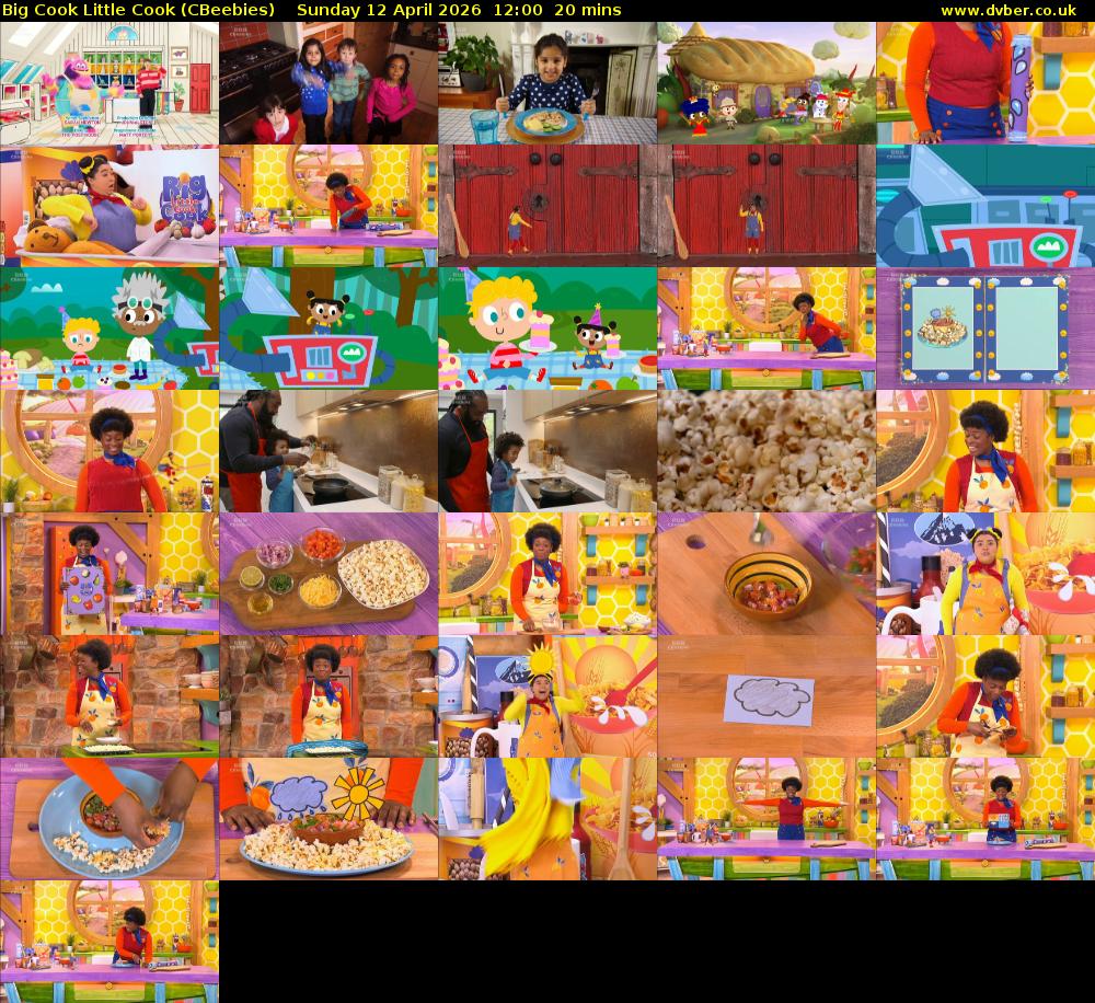Big Cook Little Cook (CBeebies) Sunday 12 April 2026 12:00 - 12:20