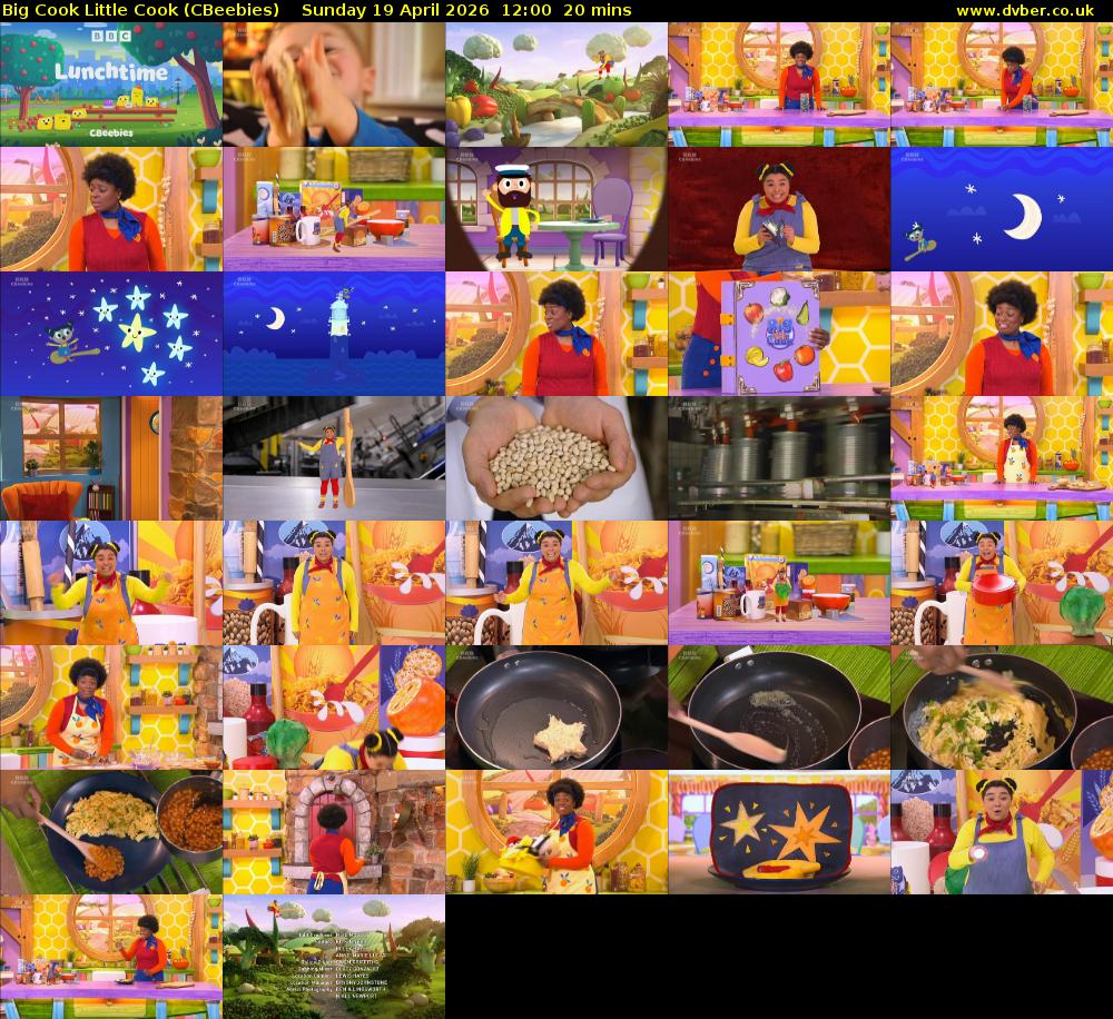Big Cook Little Cook (CBeebies) Sunday 19 April 2026 12:00 - 12:20