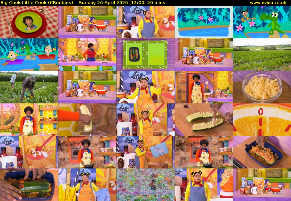 Big Cook Little Cook (CBeebies) Sunday 26 April 2026 12:00 - 12:20