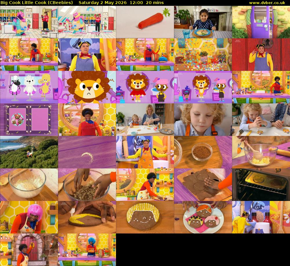 Big Cook Little Cook (CBeebies) Saturday 2 May 2026 12:00 - 12:20
