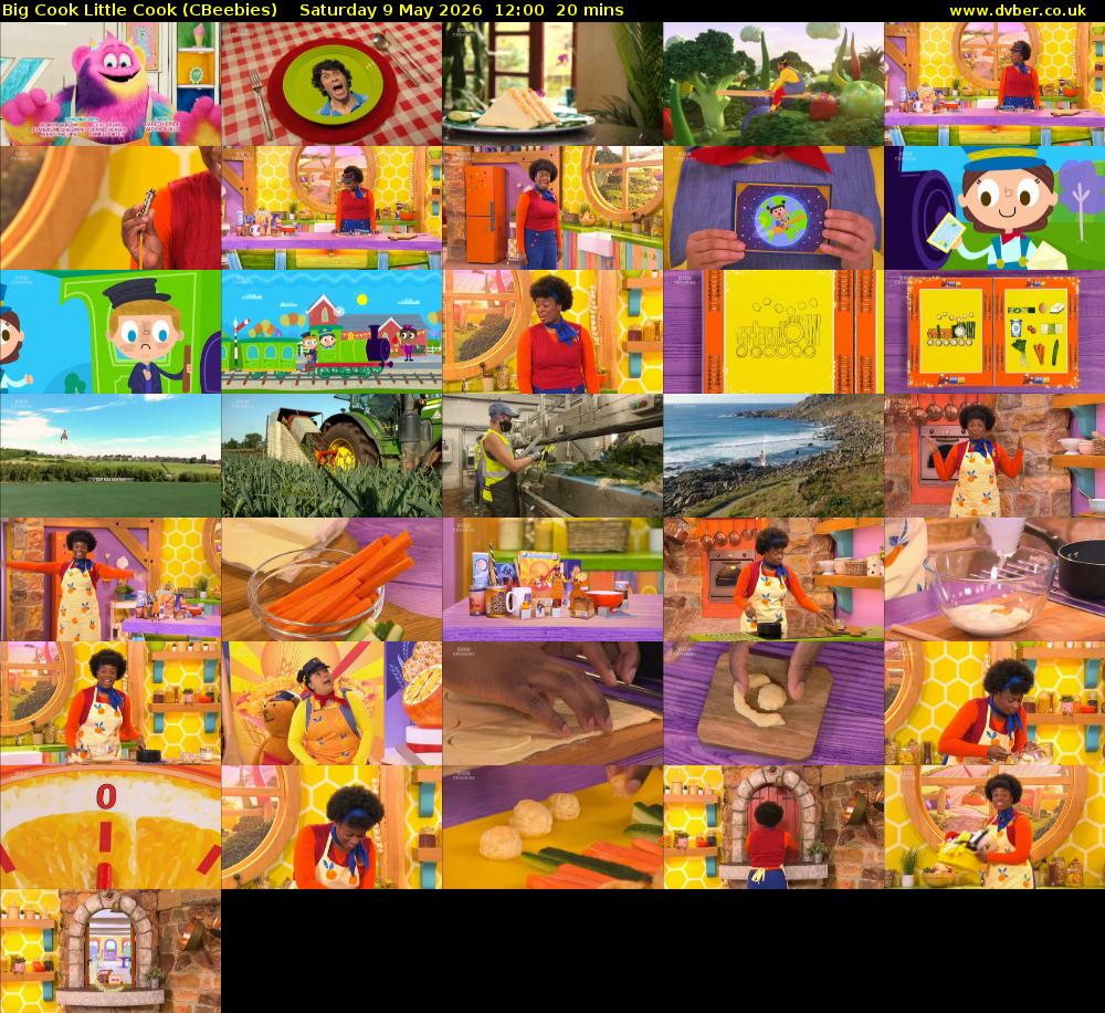 Big Cook Little Cook (CBeebies) Saturday 9 May 2026 12:00 - 12:20