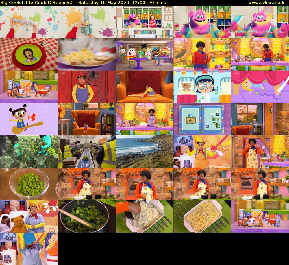 Big Cook Little Cook (CBeebies) Saturday 16 May 2026 12:00 - 12:20