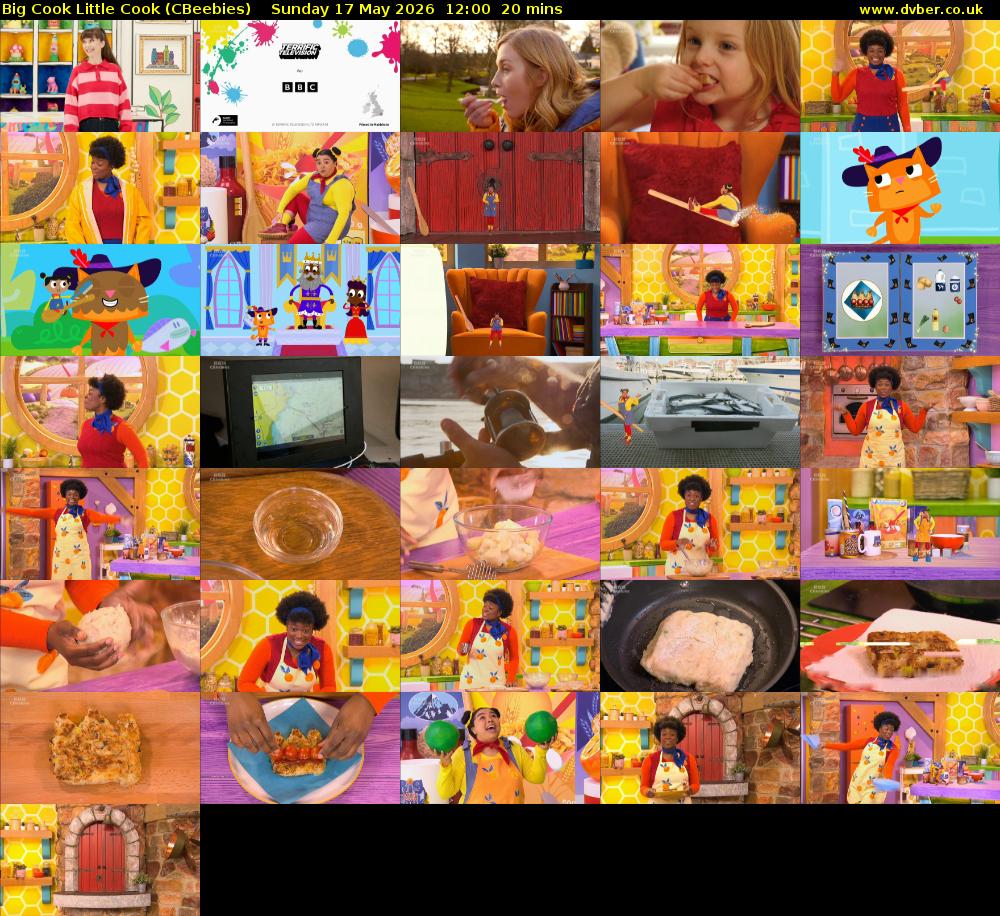 Big Cook Little Cook (CBeebies) Sunday 17 May 2026 12:00 - 12:20