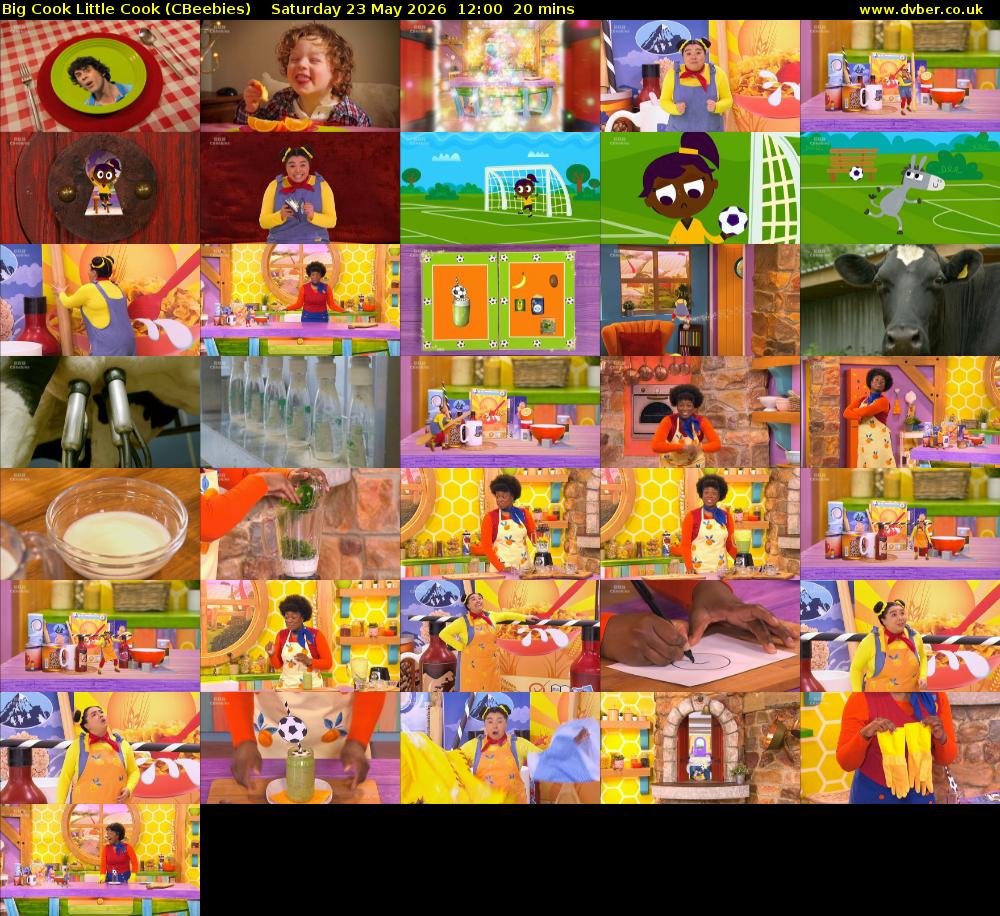 Big Cook Little Cook (CBeebies) Saturday 23 May 2026 12:00 - 12:20