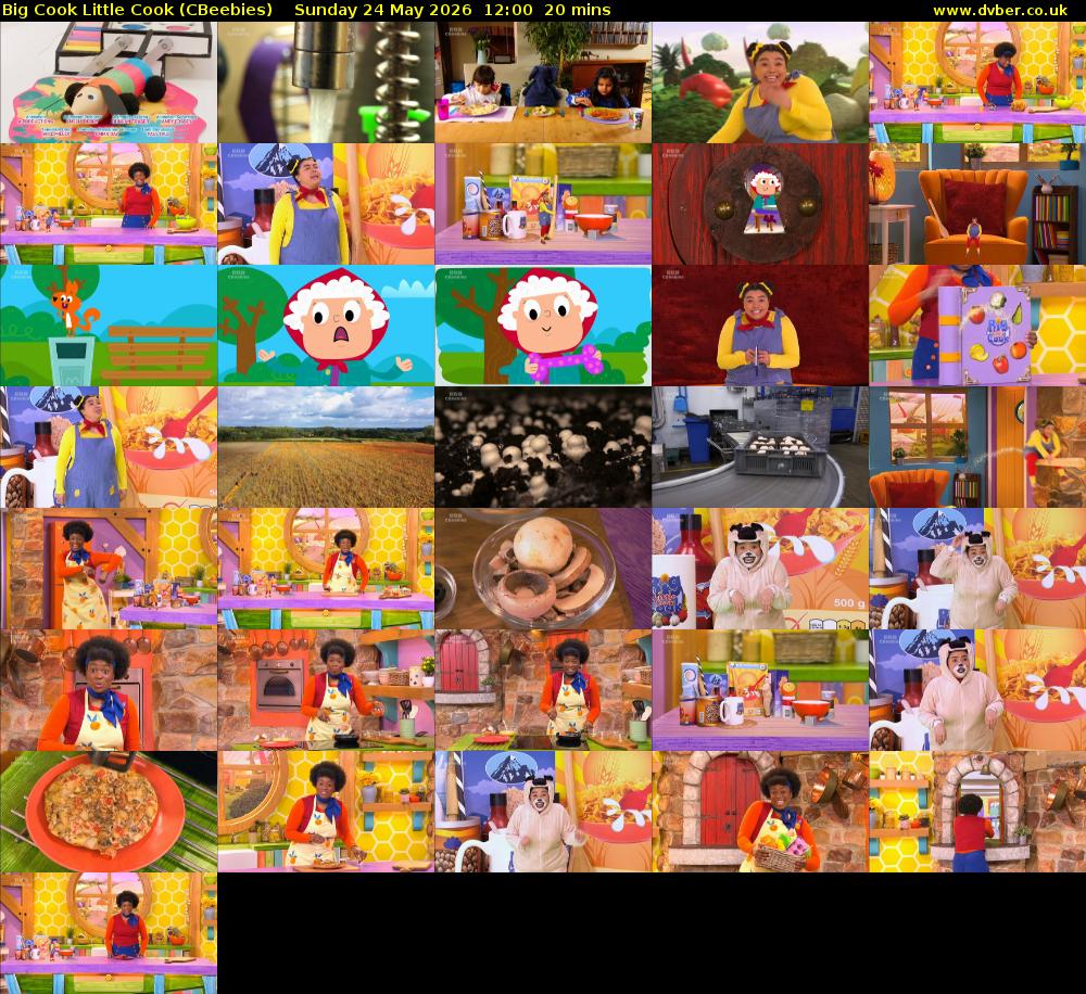 Big Cook Little Cook (CBeebies) Sunday 24 May 2026 12:00 - 12:20