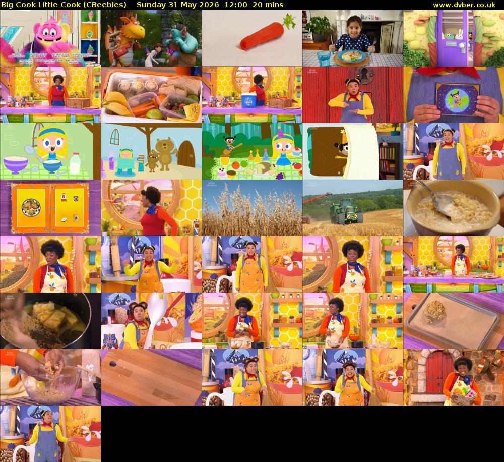 Big Cook Little Cook (CBeebies) Sunday 31 May 2026 12:00 - 12:20