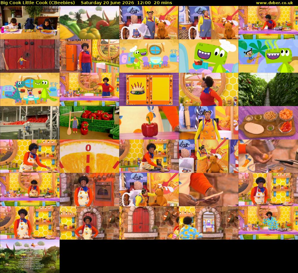 Big Cook Little Cook (CBeebies) Saturday 20 June 2026 12:00 - 12:20