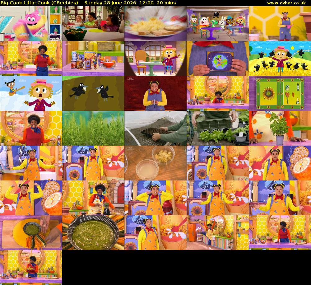 Big Cook Little Cook (CBeebies) Sunday 28 June 2026 12:00 - 12:20