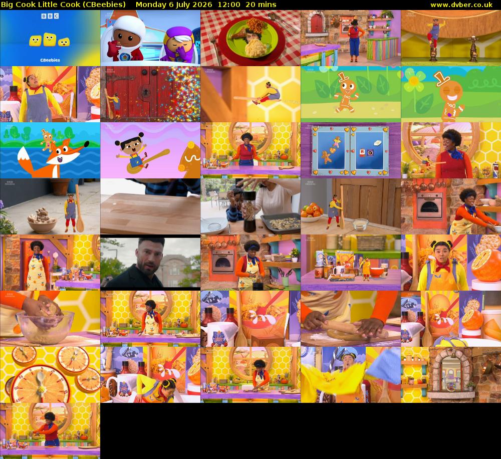 Big Cook Little Cook (CBeebies) Monday 6 July 2026 12:00 - 12:20