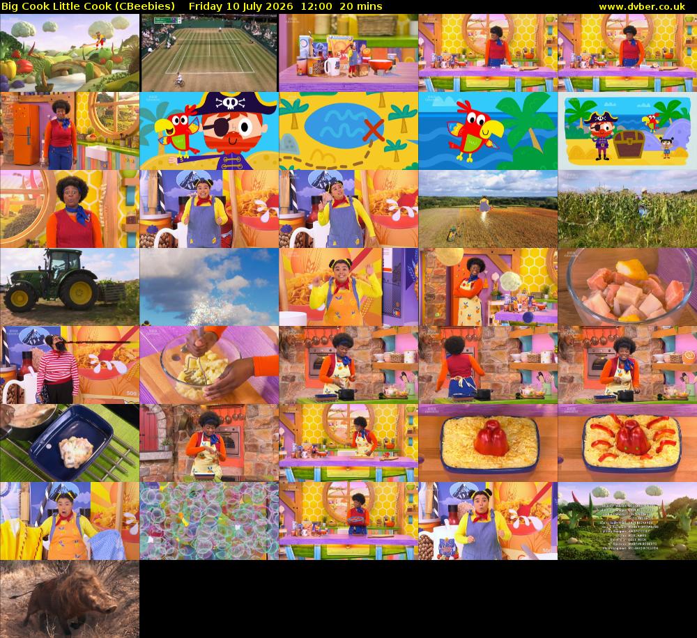 Big Cook Little Cook (CBeebies) Friday 10 July 2026 12:00 - 12:20