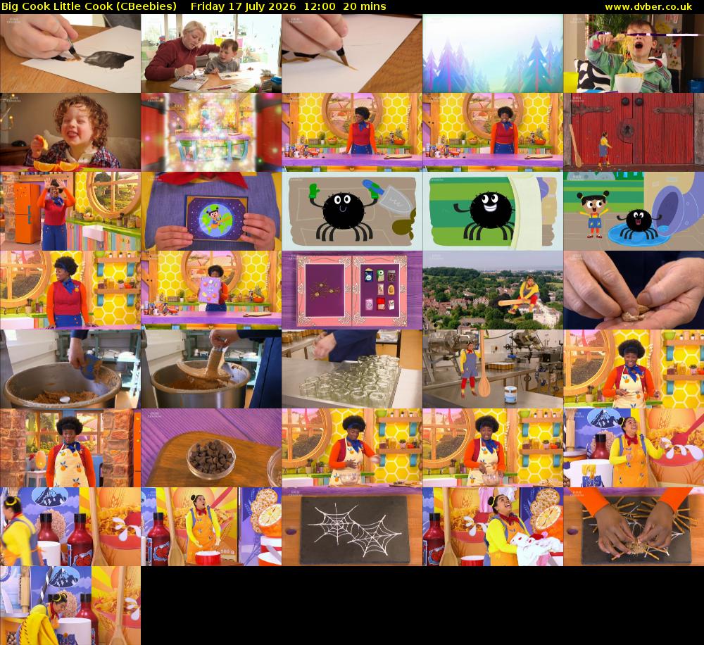 Big Cook Little Cook (CBeebies) Friday 17 July 2026 12:00 - 12:20