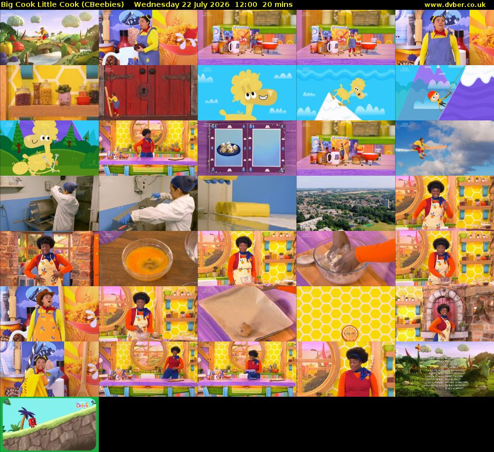 Big Cook Little Cook (CBeebies) Wednesday 22 July 2026 12:00 - 12:20