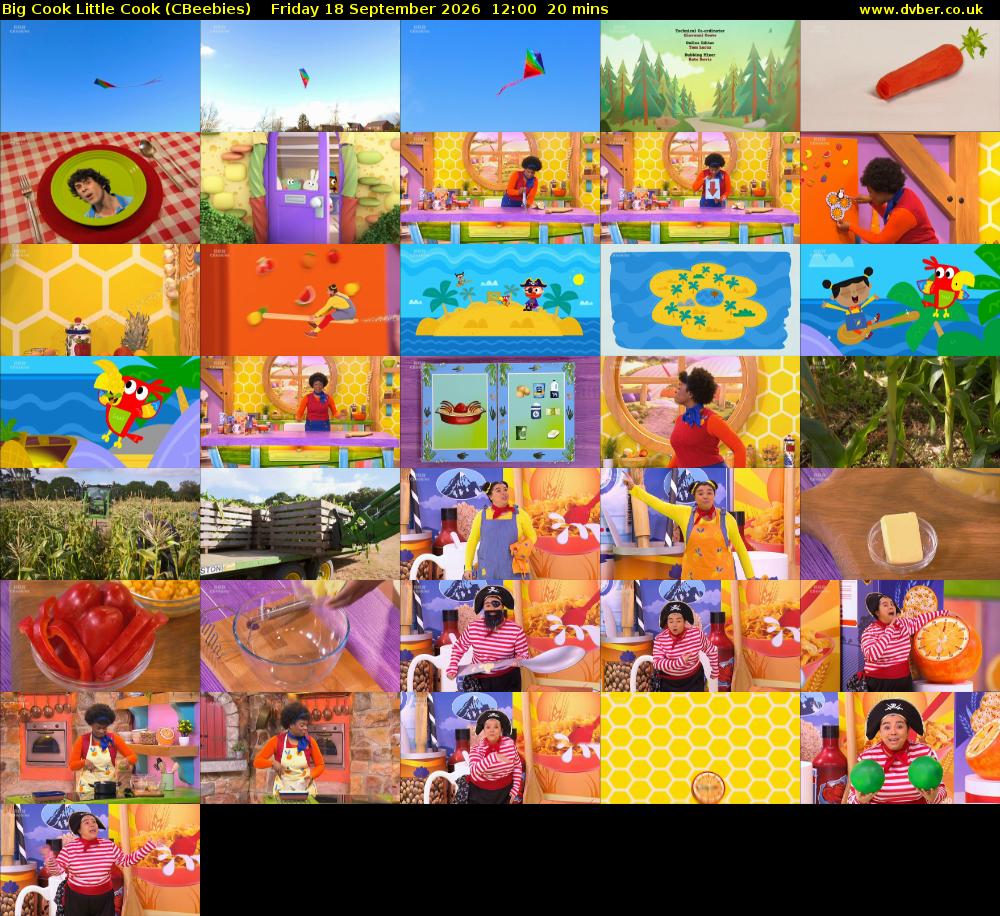 Big Cook Little Cook (CBeebies) Friday 18 September 2026 12:00 - 12:20