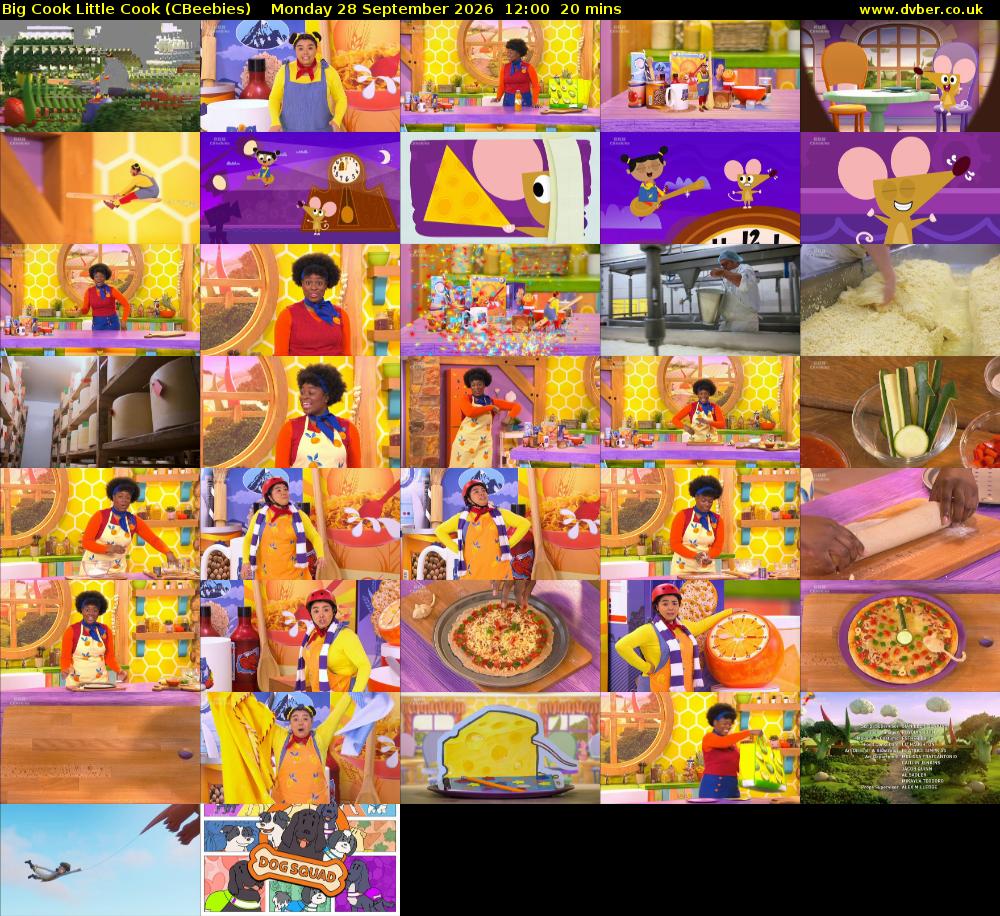 Big Cook Little Cook (CBeebies) Monday 28 September 2026 12:00 - 12:20