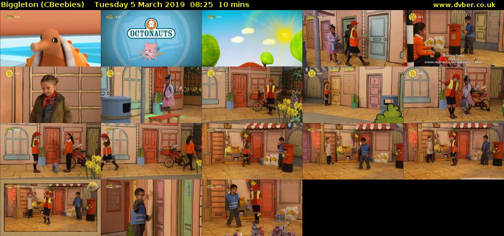 Biggleton (CBeebies) Tuesday 5 March 2019 08:25 - 08:35