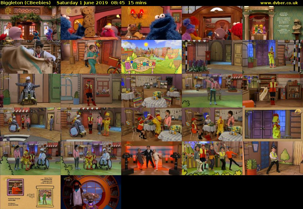 Biggleton (CBeebies) Saturday 1 June 2019 08:45 - 09:00