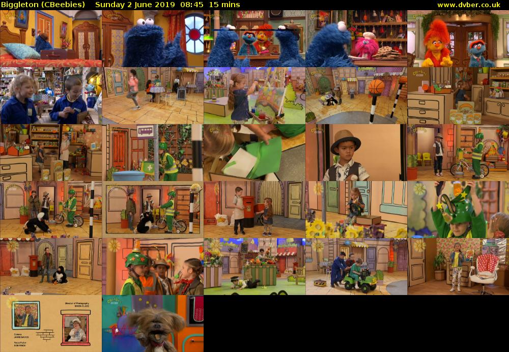 Biggleton (CBeebies) Sunday 2 June 2019 08:45 - 09:00