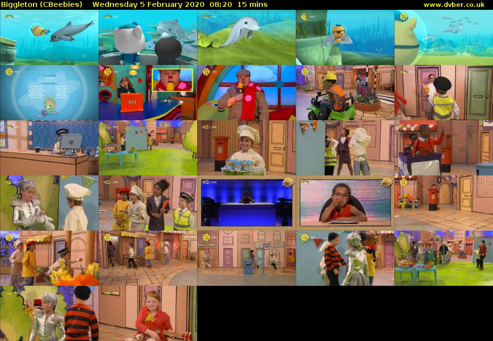 Biggleton (CBeebies) Wednesday 5 February 2020 08:20 - 08:35