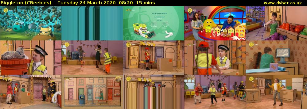 Biggleton (CBeebies) Tuesday 24 March 2020 08:20 - 08:35