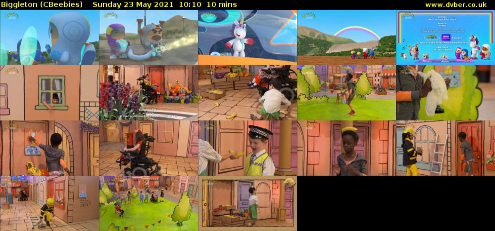 Biggleton (CBeebies) Sunday 23 May 2021 10:10 - 10:20