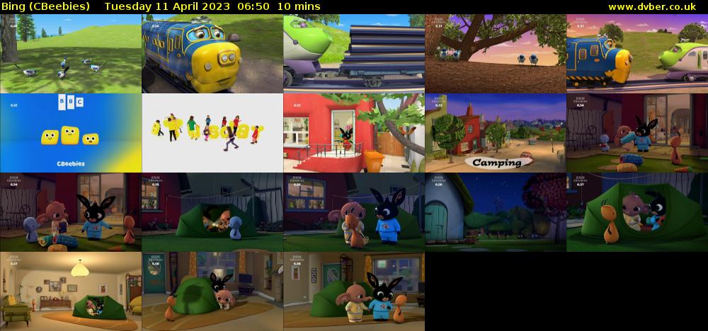 Bing (CBeebies) Tuesday 11 April 2023 06:50 - 07:00