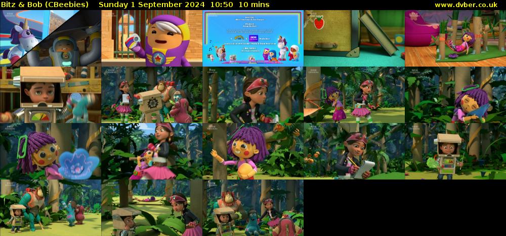 Bitz & Bob (CBeebies) Sunday 1 September 2024 10:50 - 11:00