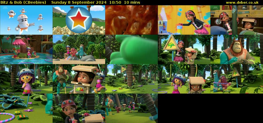 Bitz & Bob (CBeebies) Sunday 8 September 2024 10:50 - 11:00