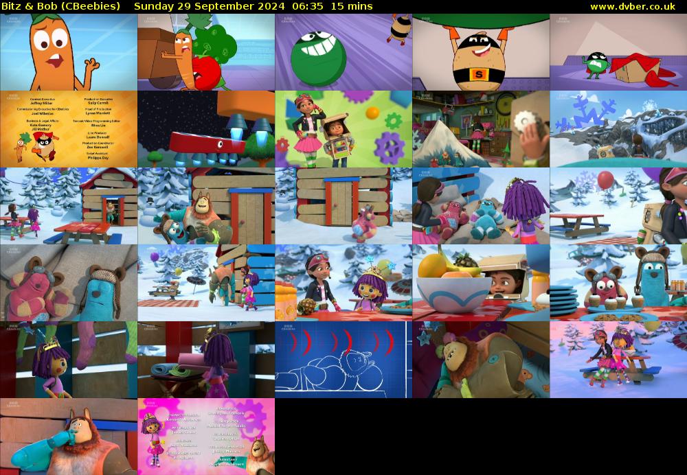 Bitz & Bob (CBeebies) Sunday 29 September 2024 06:35 - 06:50
