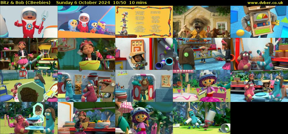 Bitz & Bob (CBeebies) Sunday 6 October 2024 10:50 - 11:00