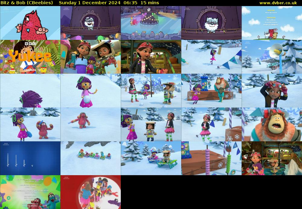 Bitz & Bob (CBeebies) Sunday 1 December 2024 06:35 - 06:50