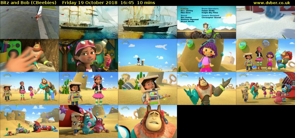 Bitz and Bob (CBeebies) Friday 19 October 2018 16:45 - 16:55