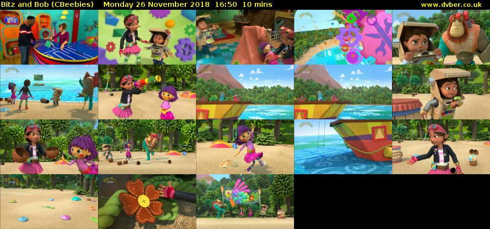 Bitz and Bob (CBeebies) Monday 26 November 2018 16:50 - 17:00