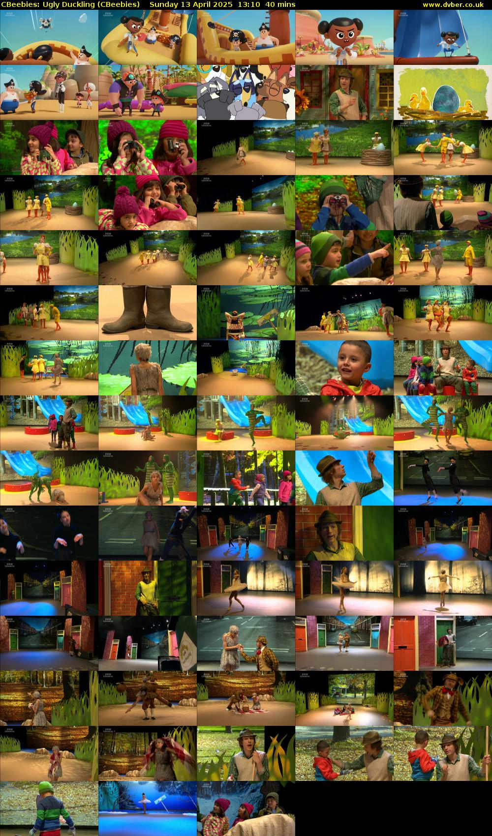 CBeebies: Ugly Duckling (CBeebies) Sunday 13 April 2025 13:10 - 13:50
