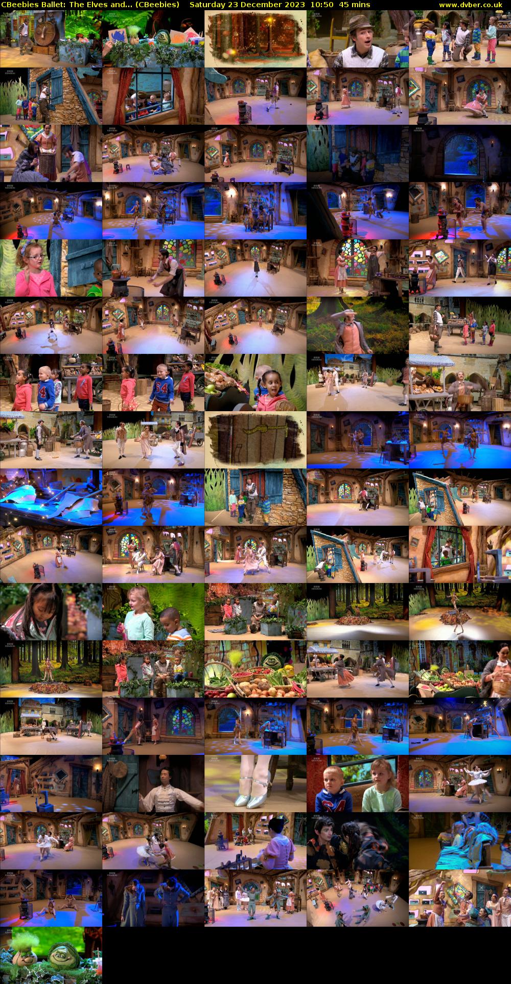 CBeebies Ballet: The Elves and... (CBeebies) Saturday 23 December 2023 10:50 - 11:35