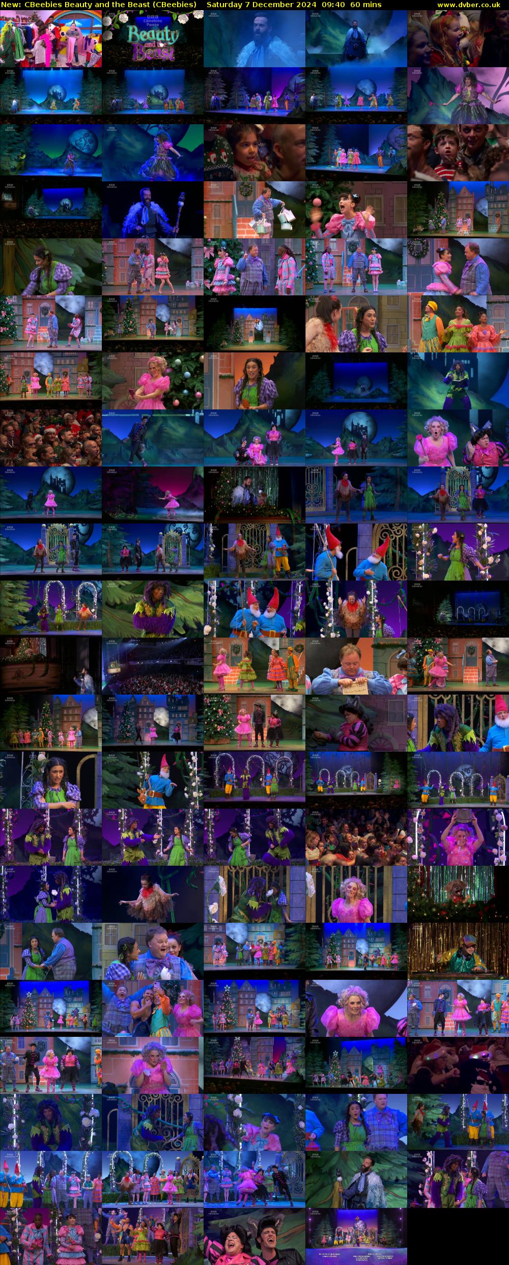 CBeebies Beauty and the Beast (CBeebies) Saturday 7 December 2024 09:40 - 10:40