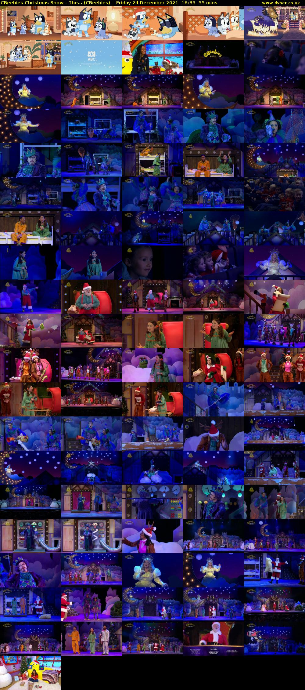 CBeebies Christmas Show - The... (CBeebies) Friday 24 December 2021 16:35 - 17:30