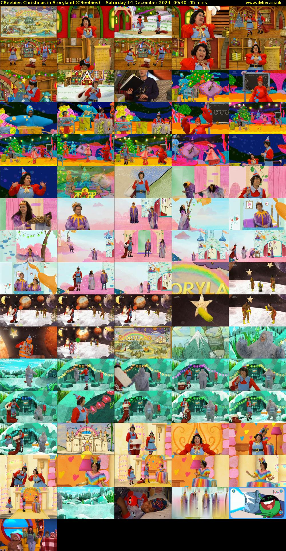 CBeebies Christmas in Storyland (CBeebies) Saturday 14 December 2024 09:40 - 10:25