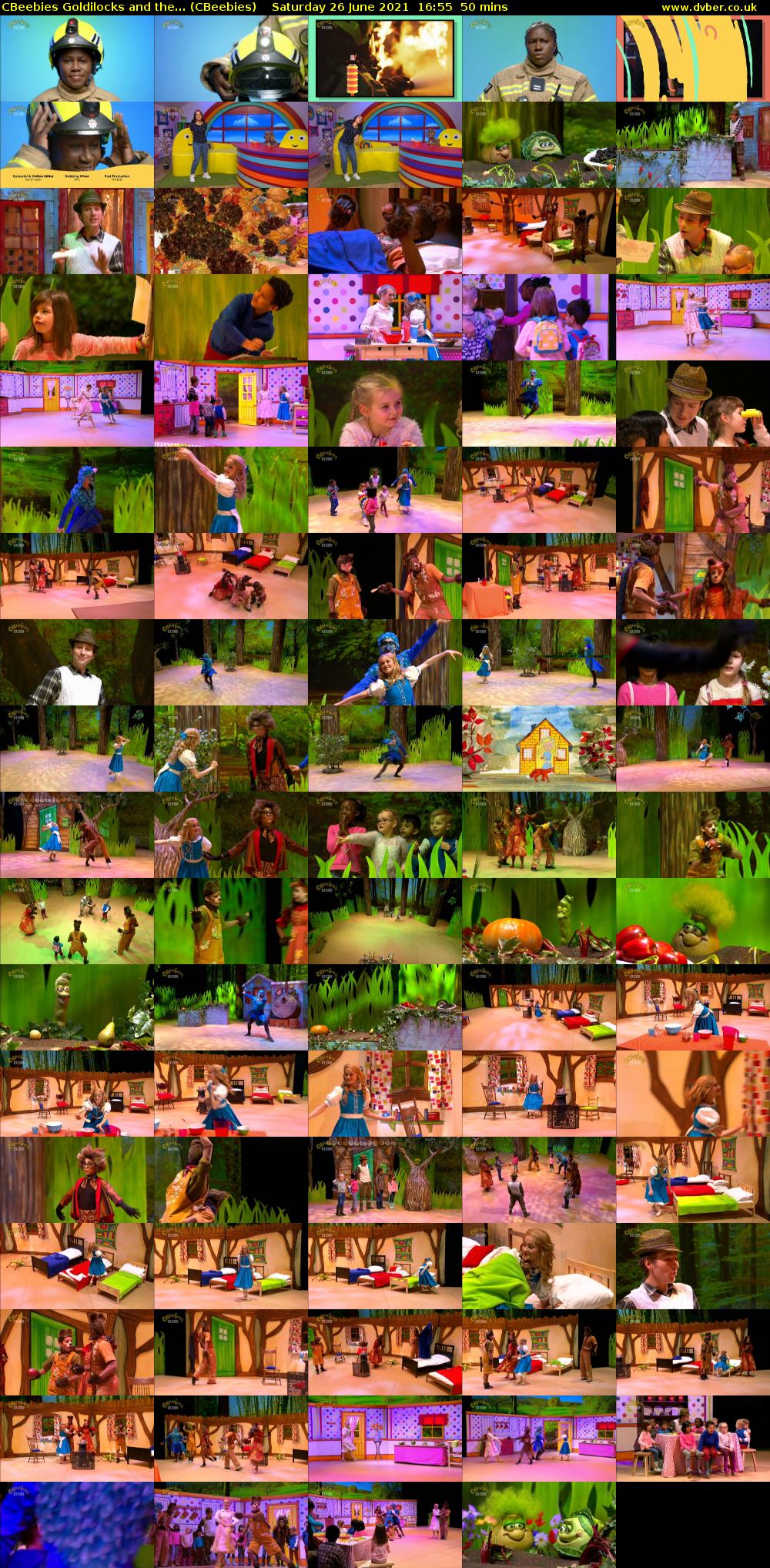 CBeebies Goldilocks and the... (CBeebies) Saturday 26 June 2021 16:55 - 17:45