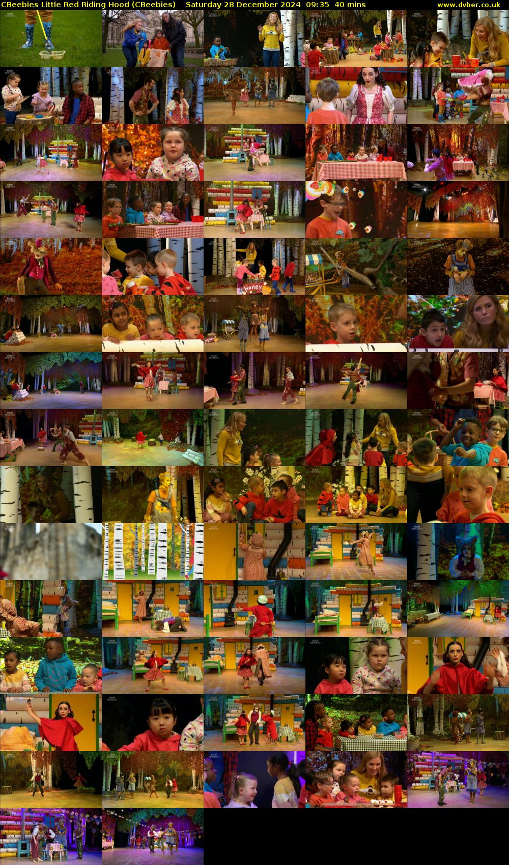 CBeebies Little Red Riding Hood (CBeebies) Saturday 28 December 2024 09:35 - 10:15