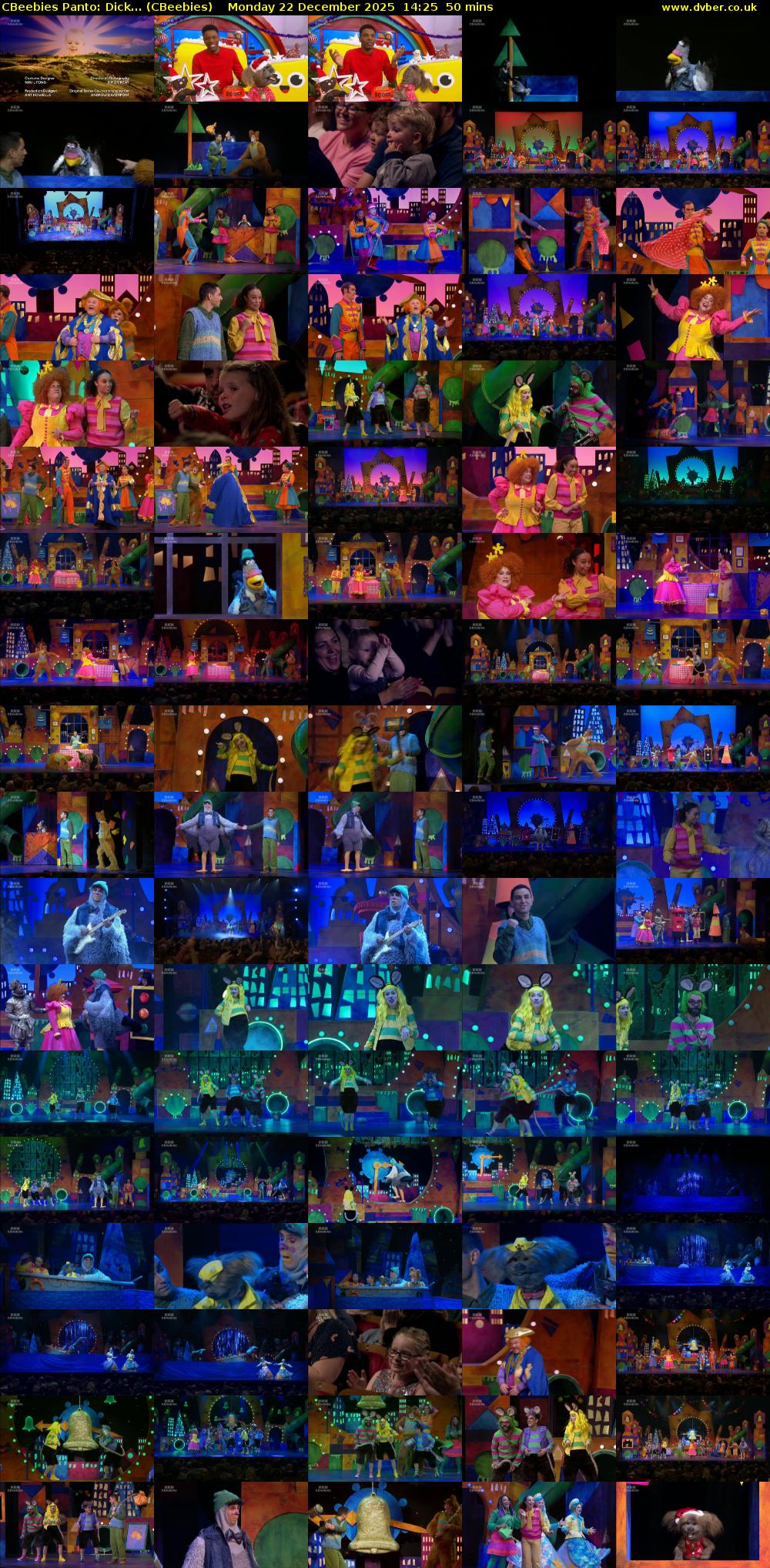 CBeebies Panto: Dick... (CBeebies) Monday 22 December 2025 14:25 - 15:15