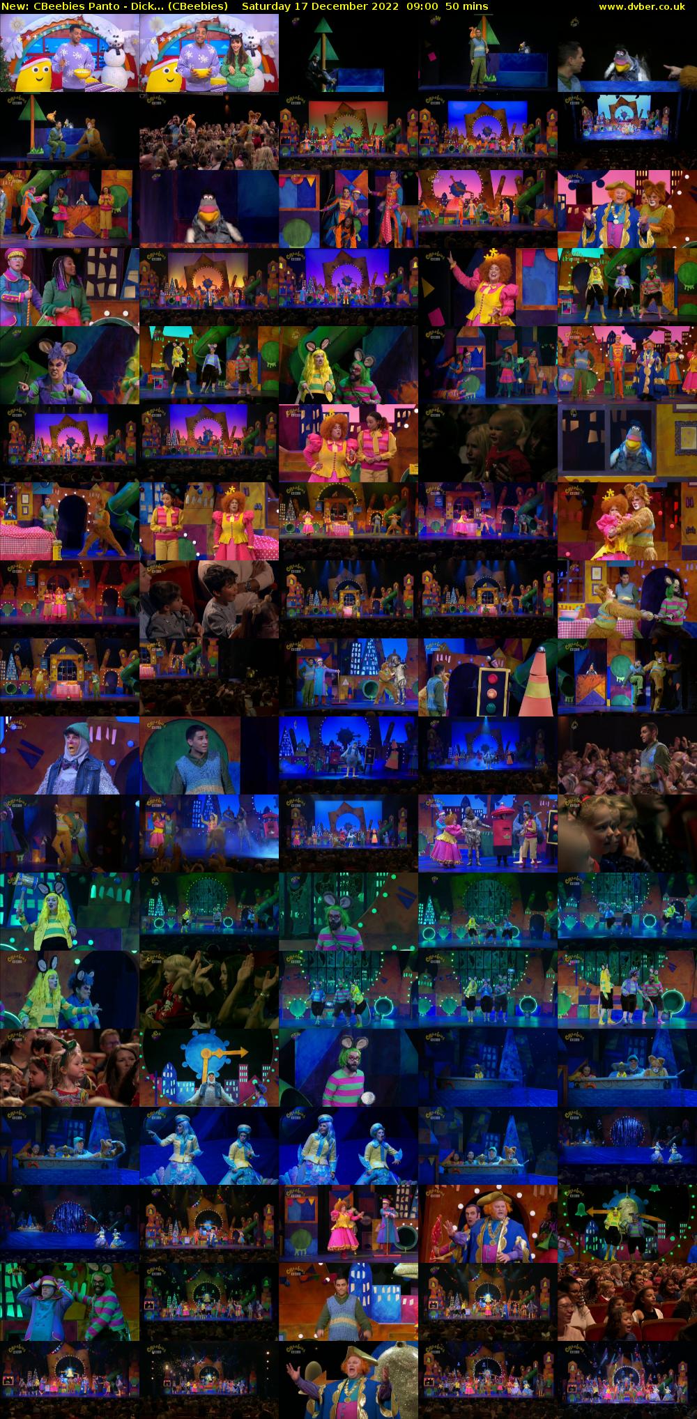 CBeebies Panto - Dick... (CBeebies) Saturday 17 December 2022 09:00 - 09:50