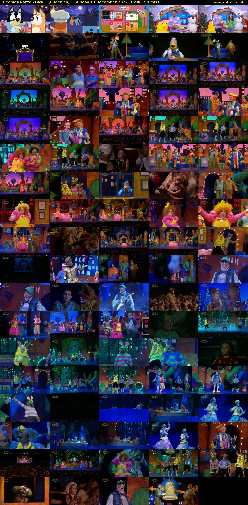 CBeebies Panto - Dick... (CBeebies) Sunday 18 December 2022 16:40 - 17:30
