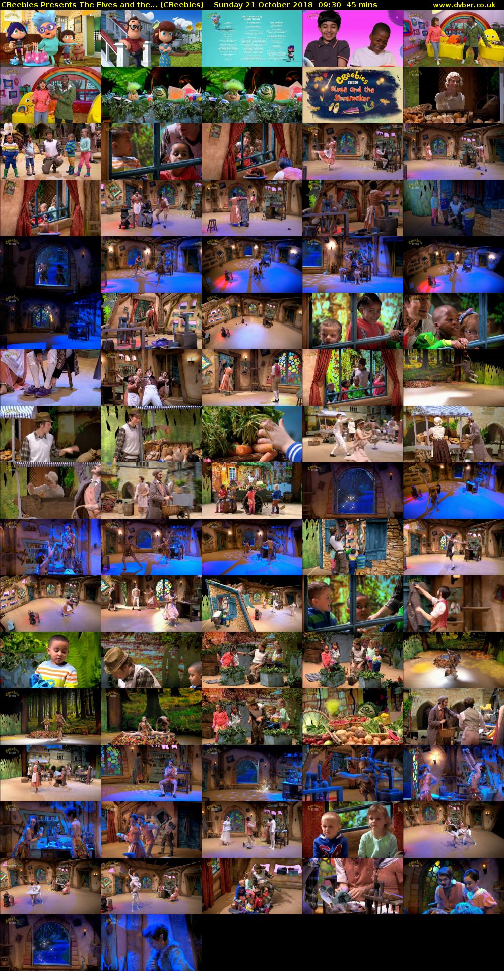 CBeebies Presents The Elves and the... (CBeebies) Sunday 21 October 2018 09:30 - 10:15