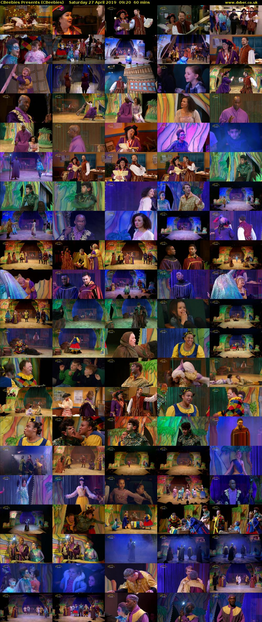 CBeebies Presents (CBeebies) Saturday 27 April 2019 09:20 - 10:20