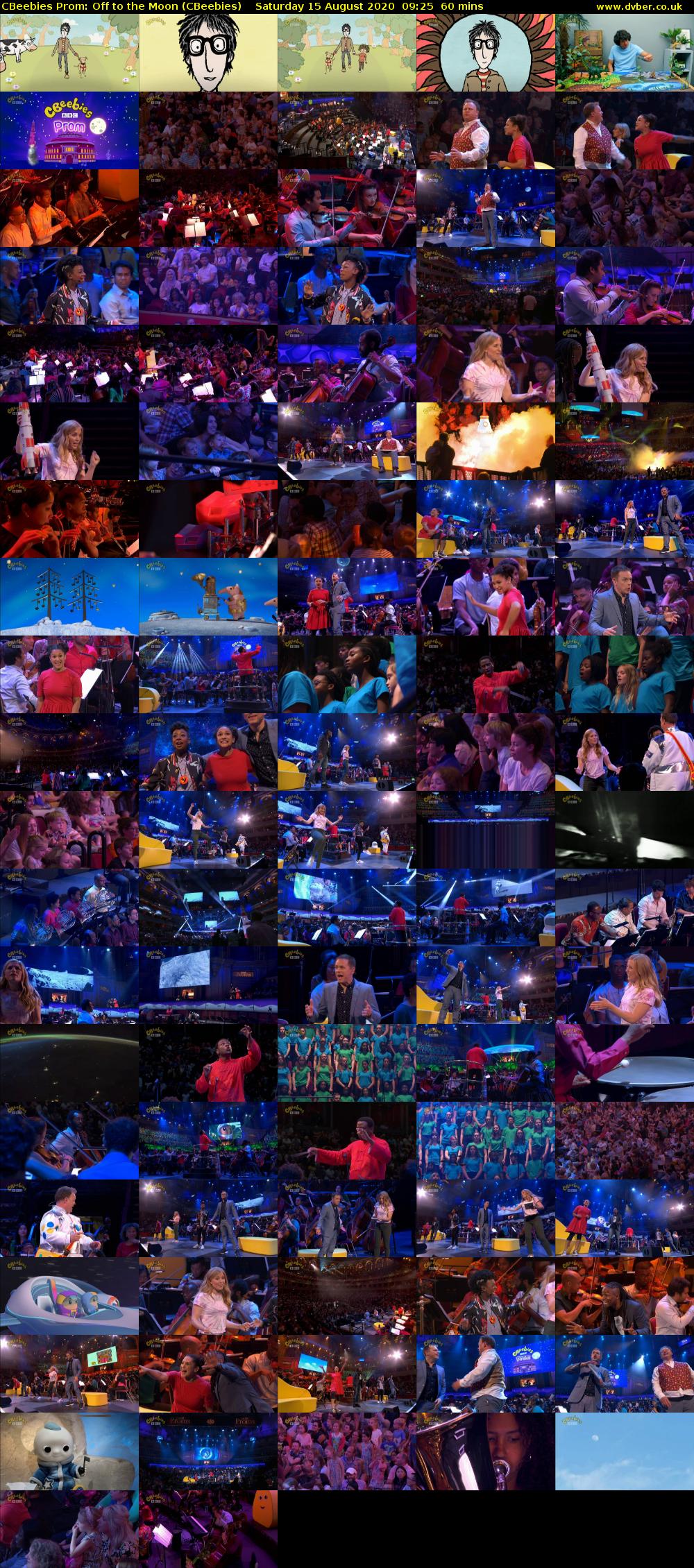 CBeebies Prom: Off to the Moon (CBeebies) Saturday 15 August 2020 09:25 - 10:25