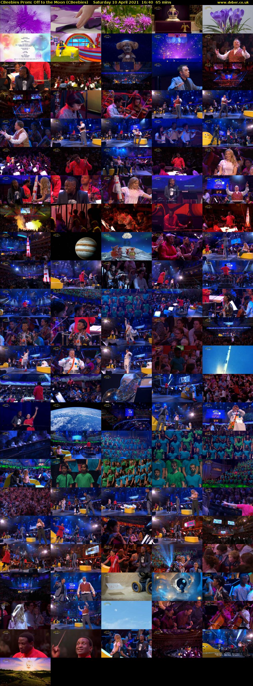 CBeebies Prom: Off to the Moon (CBeebies) Saturday 10 April 2021 16:40 - 17:45