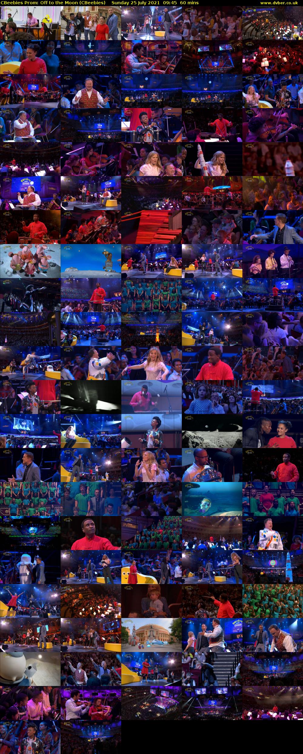 CBeebies Prom: Off to the Moon (CBeebies) Sunday 25 July 2021 09:45 - 10:45