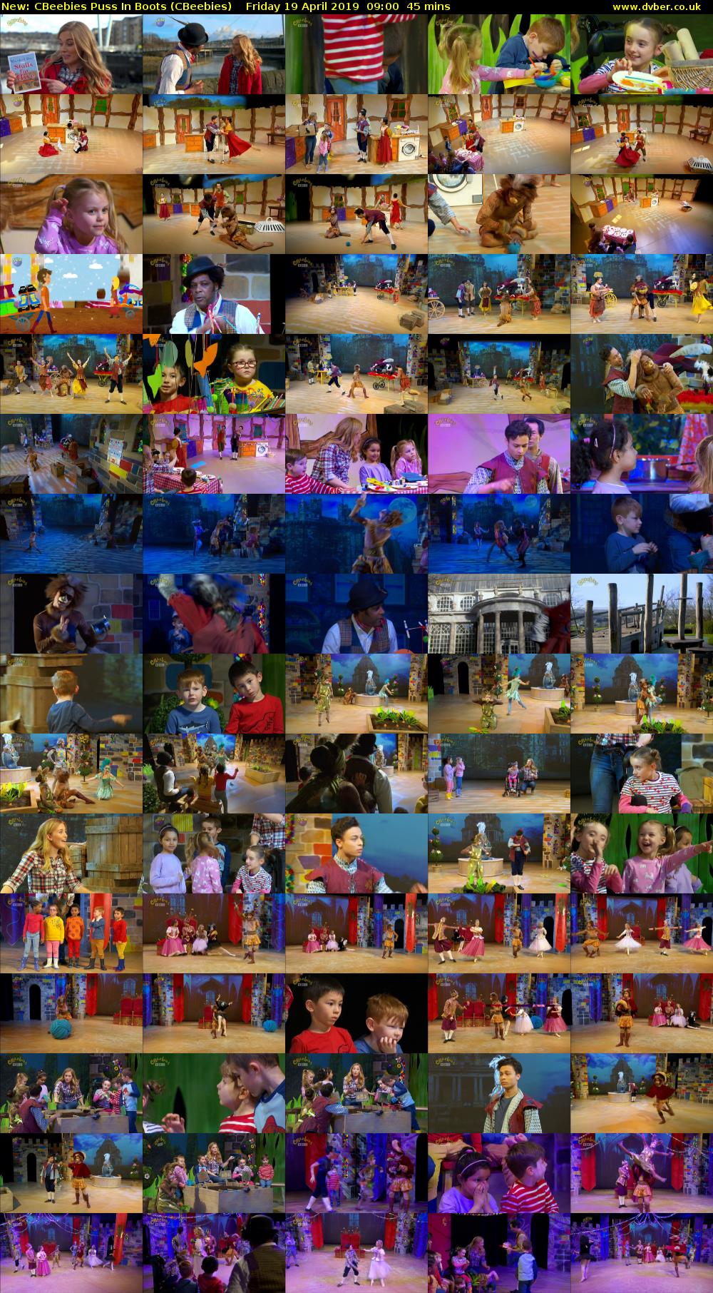CBeebies Puss In Boots (CBeebies) Friday 19 April 2019 09:00 - 09:45